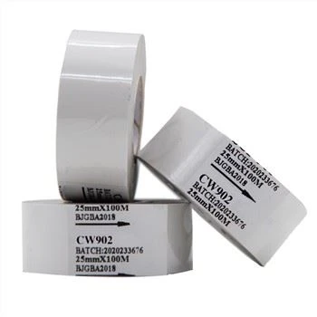 30mm * 100m висококачествена цепнати ролка Дата кодиране фолио / Горещо щамповане панделка